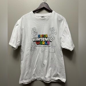 Super Nintendo World Shirt Adult White Universal Studios Japan Mario